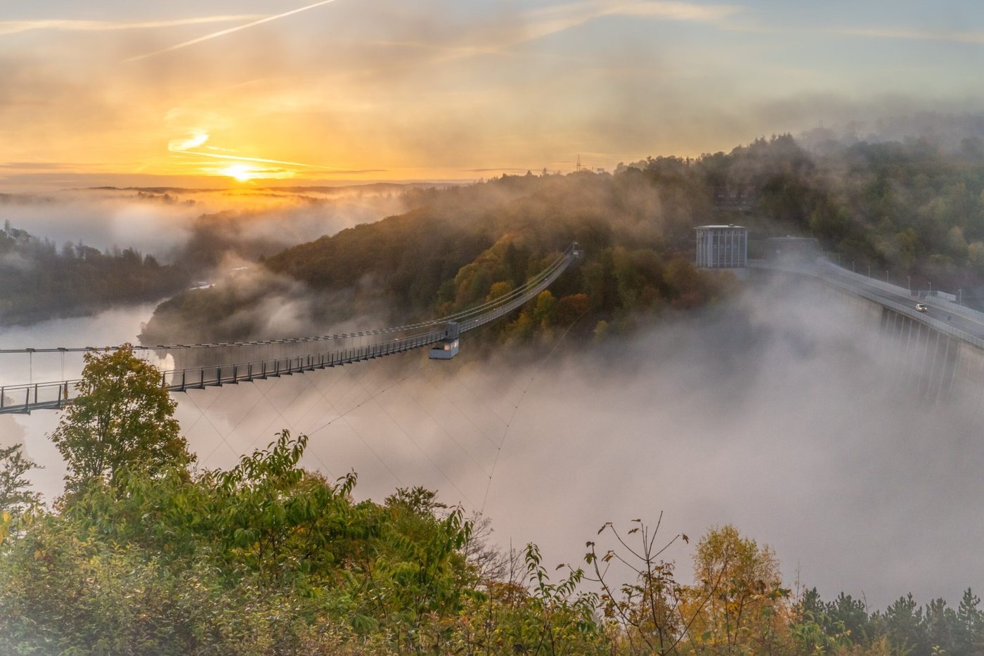 Rappbodetalsperre und Harzdrenalin im Harz